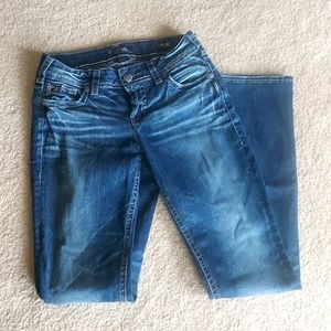 SILVER SUKI MID STRAIGHT W27L34